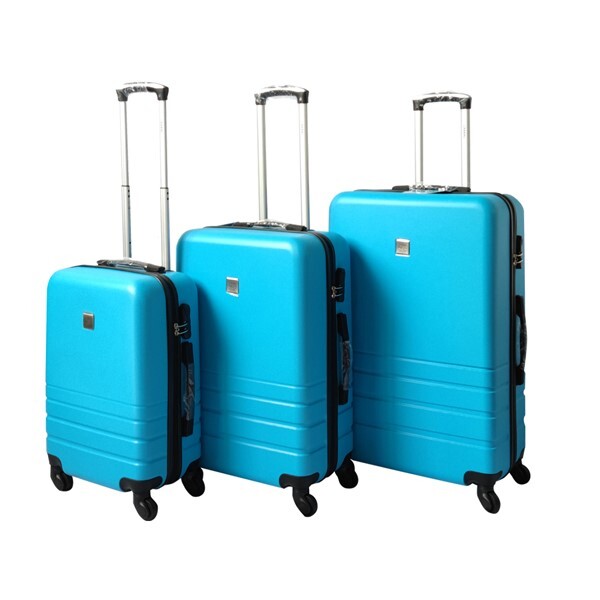 Milos 3pc Hard Case Suitcase Set Travel Trunks