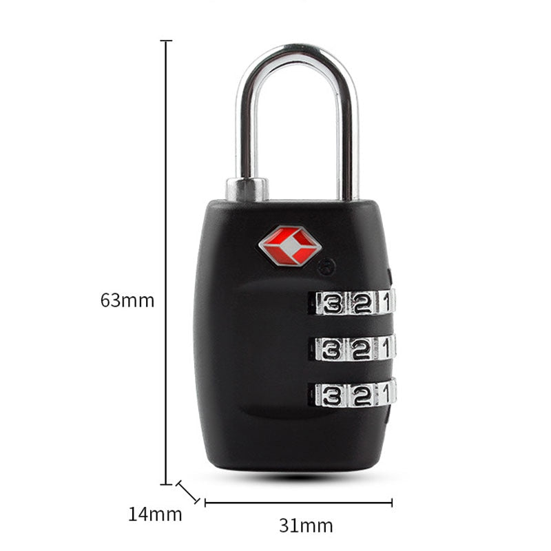 Resettable TSA-Approved Luggage Locks