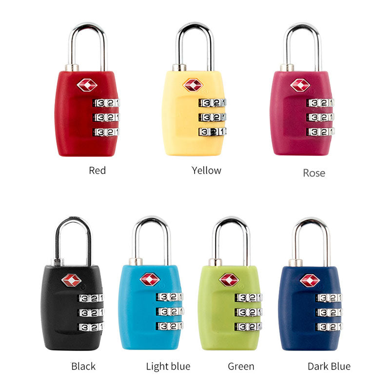 Resettable TSA-Approved Luggage Locks