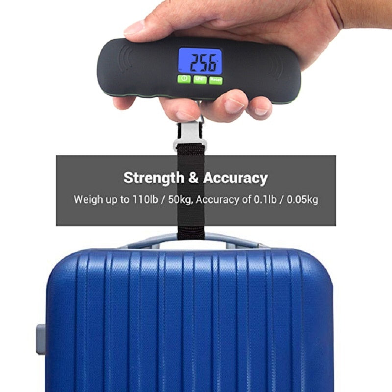 Portable Electronic 110lb/50kg Digital Luggage Weighing Scale