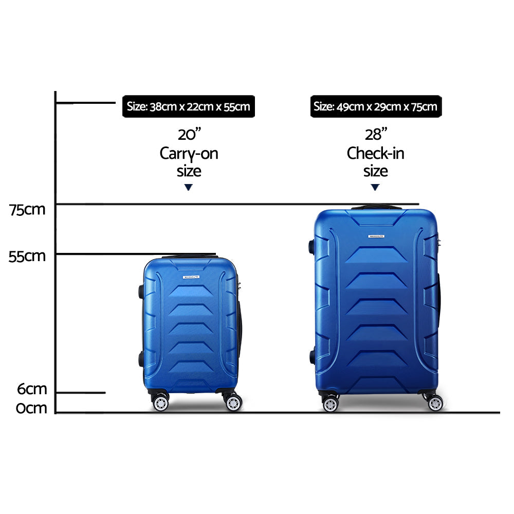 Bimini 2pc Hard Case Luggage Set