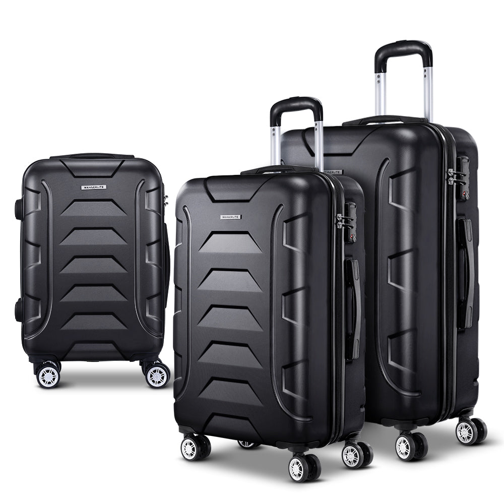 Corsica 3pc Hard Case Luggage Set