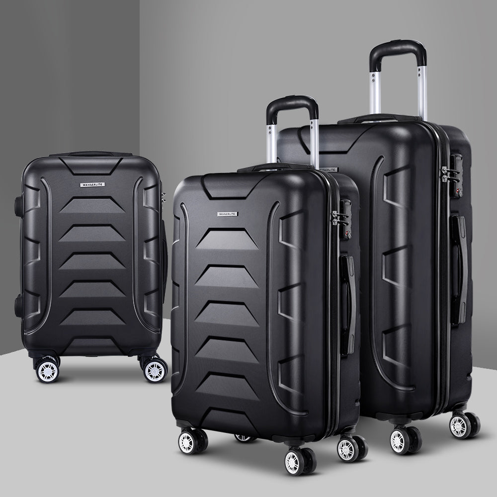 Corsica 3pc Hard Case Luggage Set