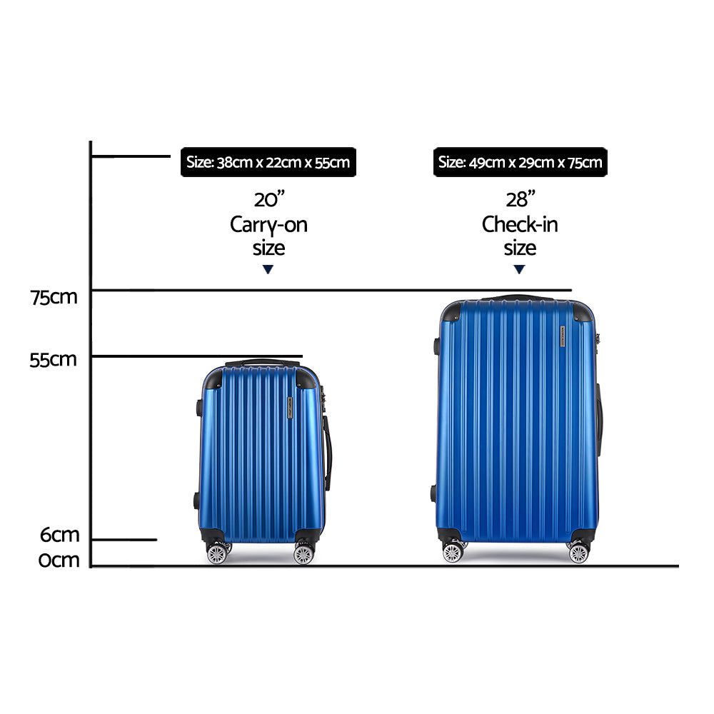 Bahamas 2pc Hard Case Luggage Set