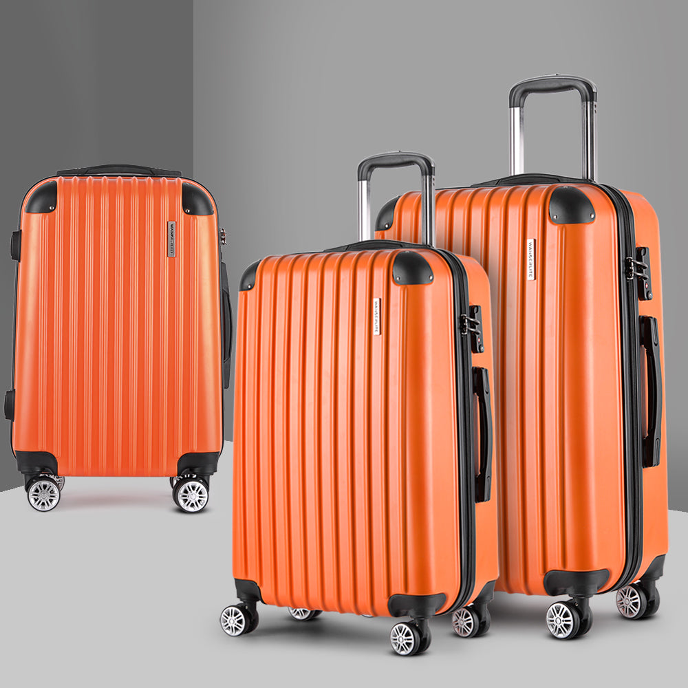 Fiji 3pc Hard Case Luggage Set