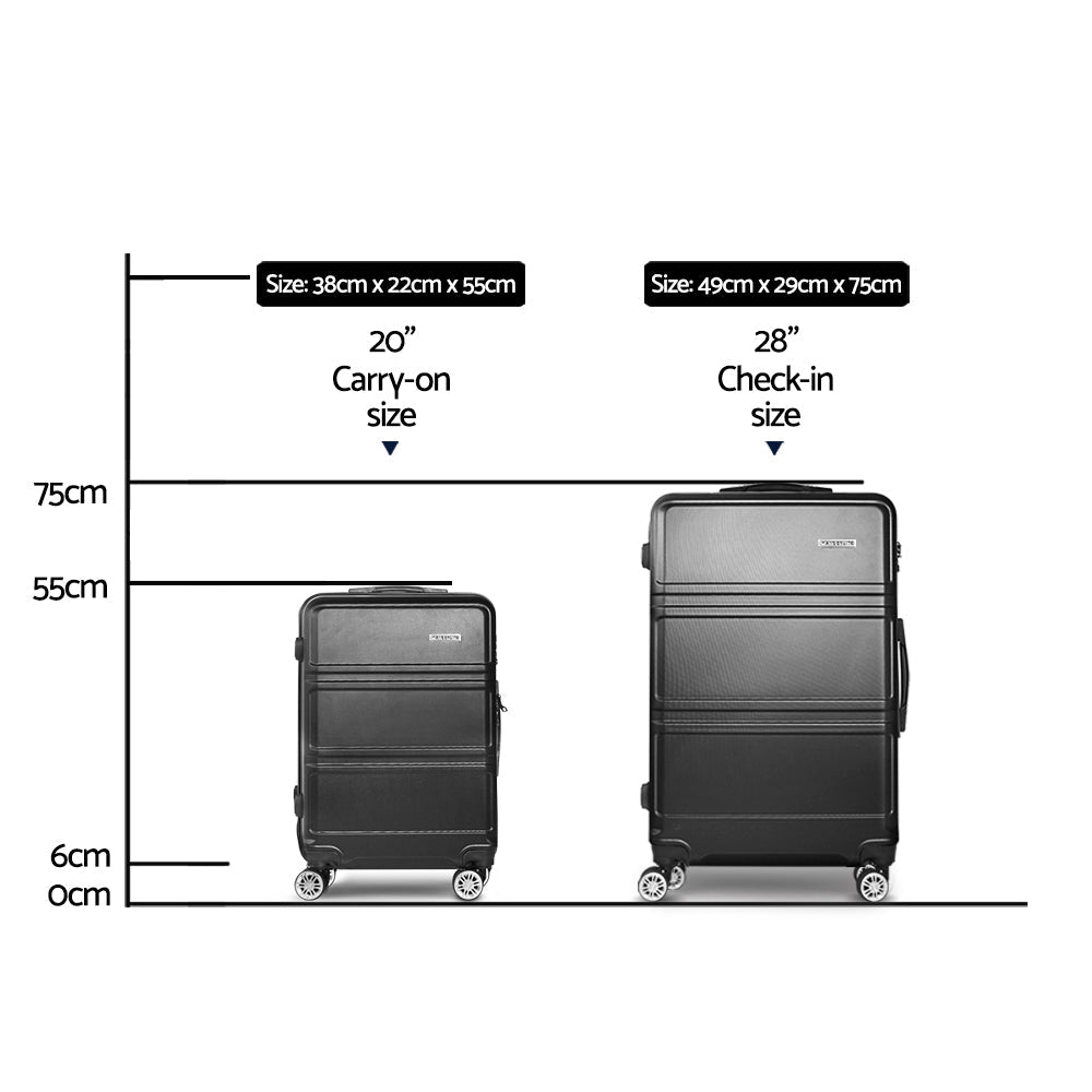 Phuket 2pc Hard Case Luggage Set