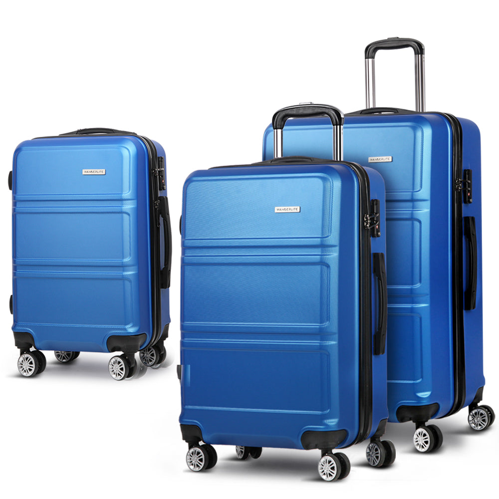 Barbados 3pc Hard Case Luggage Set