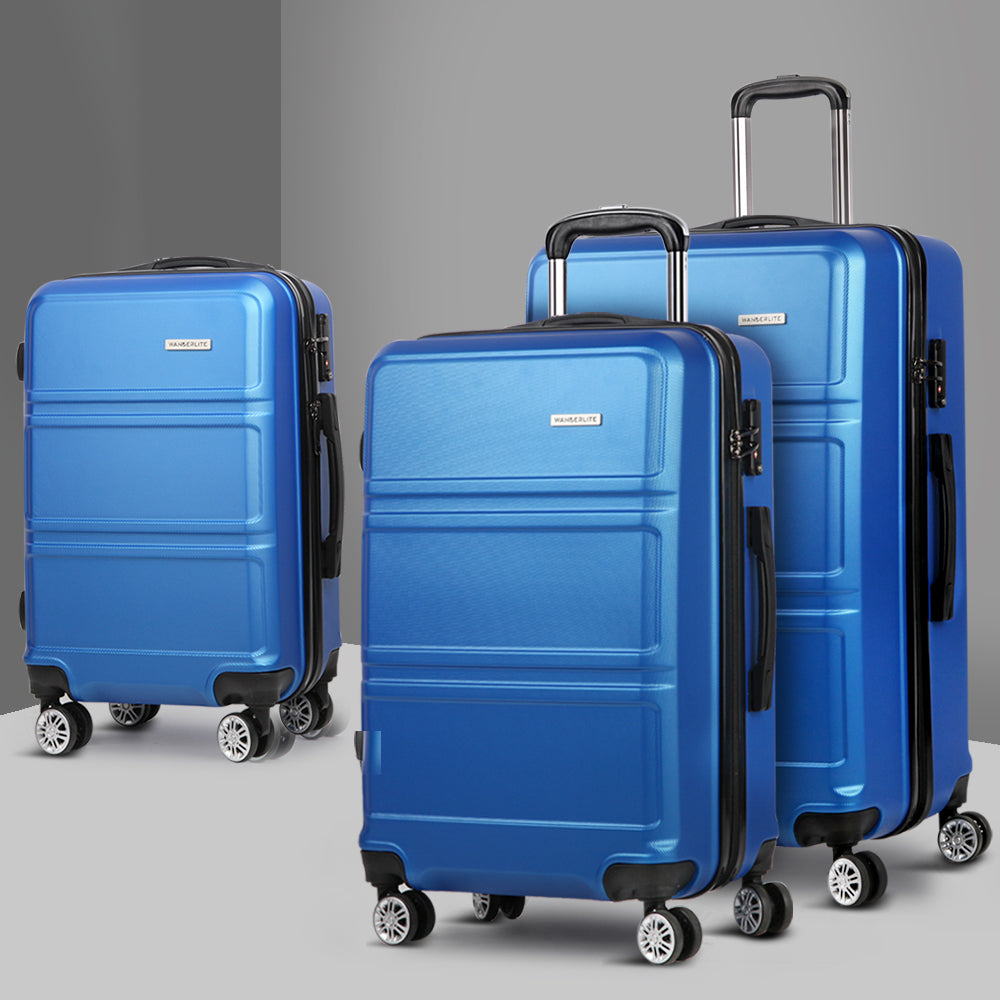 Barbados 3pc Hard Case Luggage Set