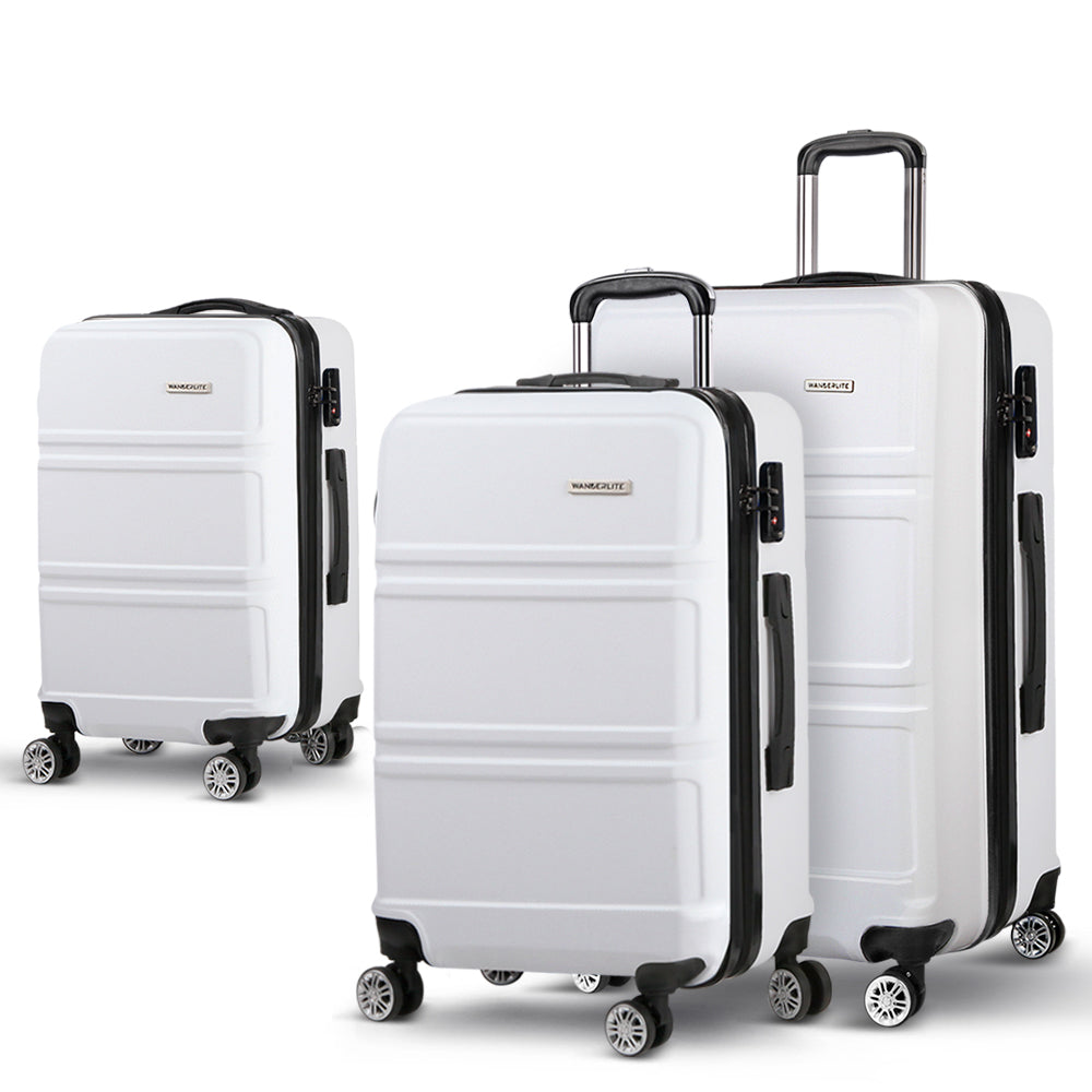 Capri 3pc Hard Case Luggage Set