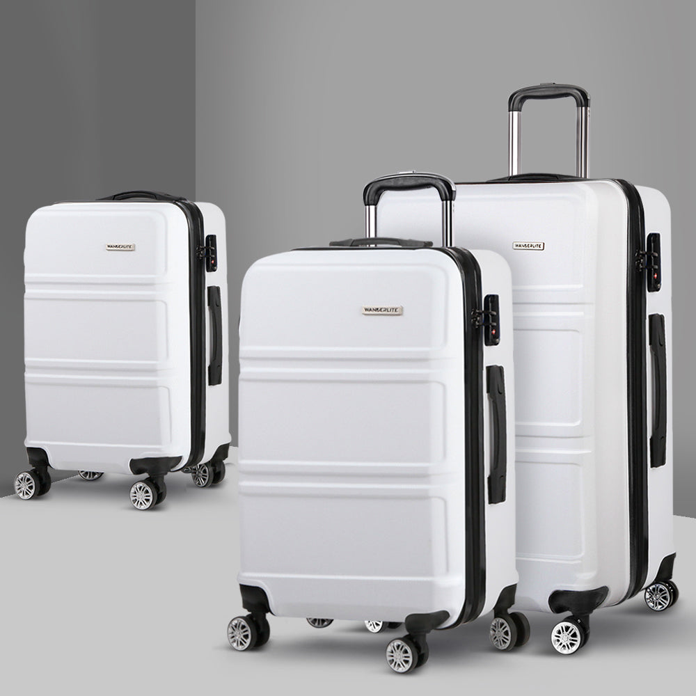 Capri 3pc Hard Case Luggage Set