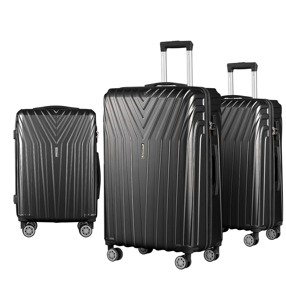 Zanzibar 3pc Hard Case Luggage Set