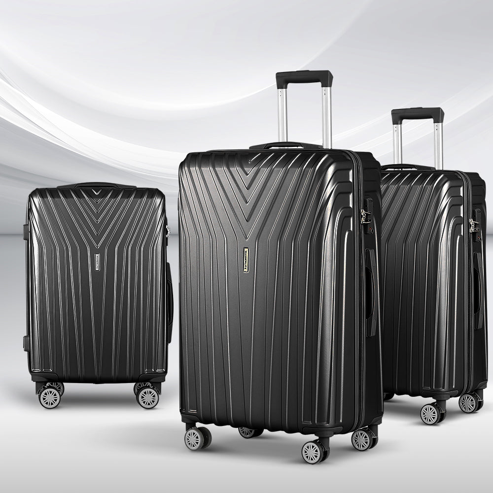 Zanzibar 3pc Hard Case Luggage Set