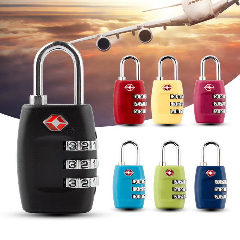 Resettable TSA-Approved Luggage Locks