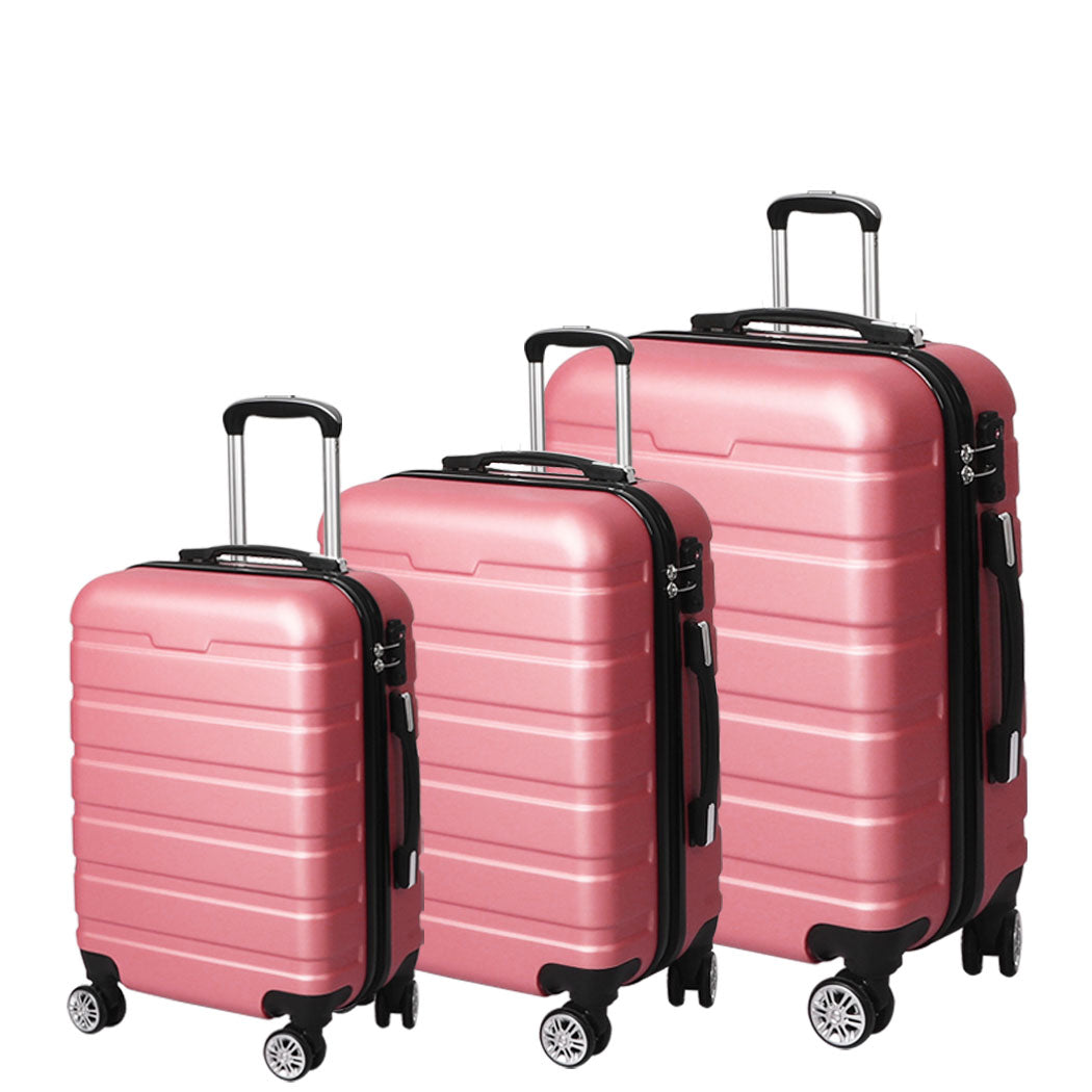 Borneo 3pc Hard Case Luggage Set