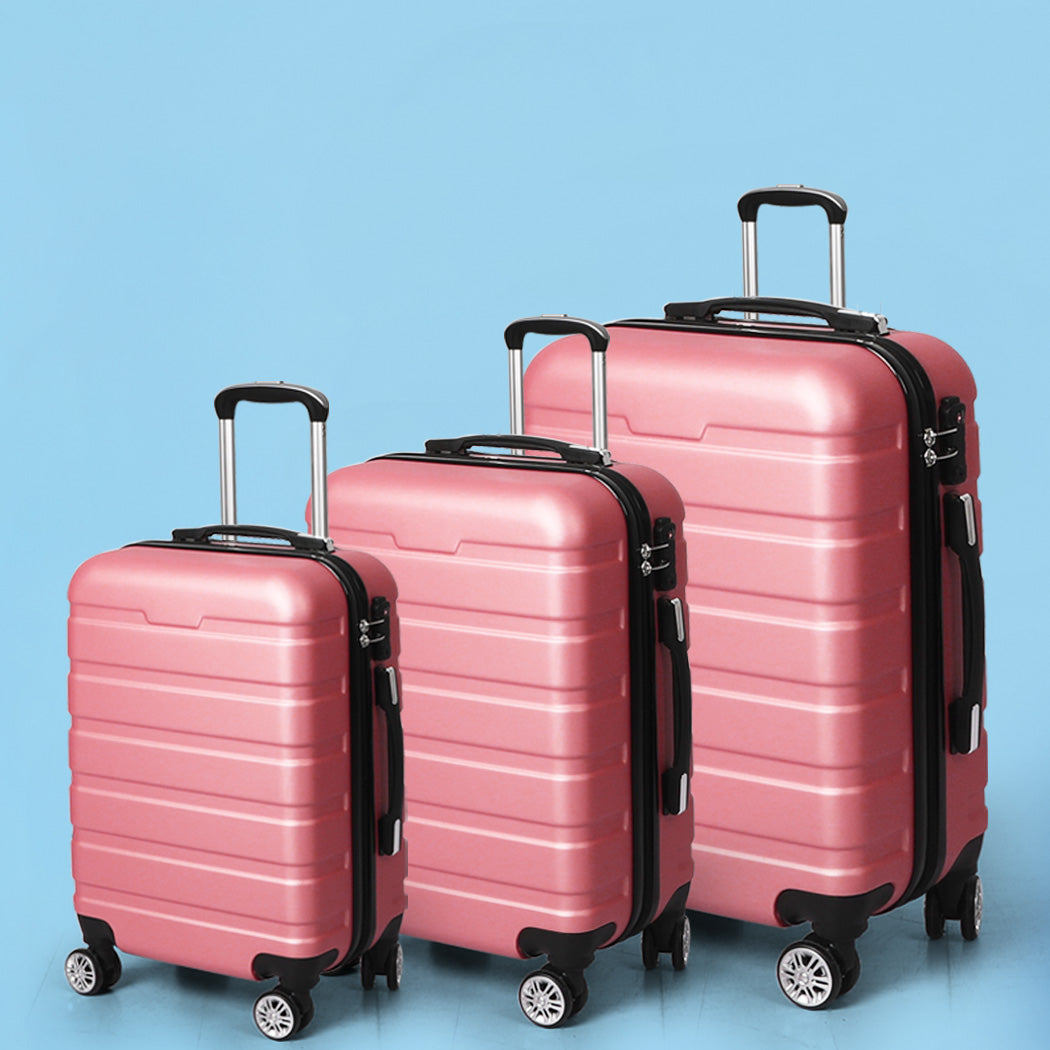 Borneo 3pc Hard Case Luggage Set